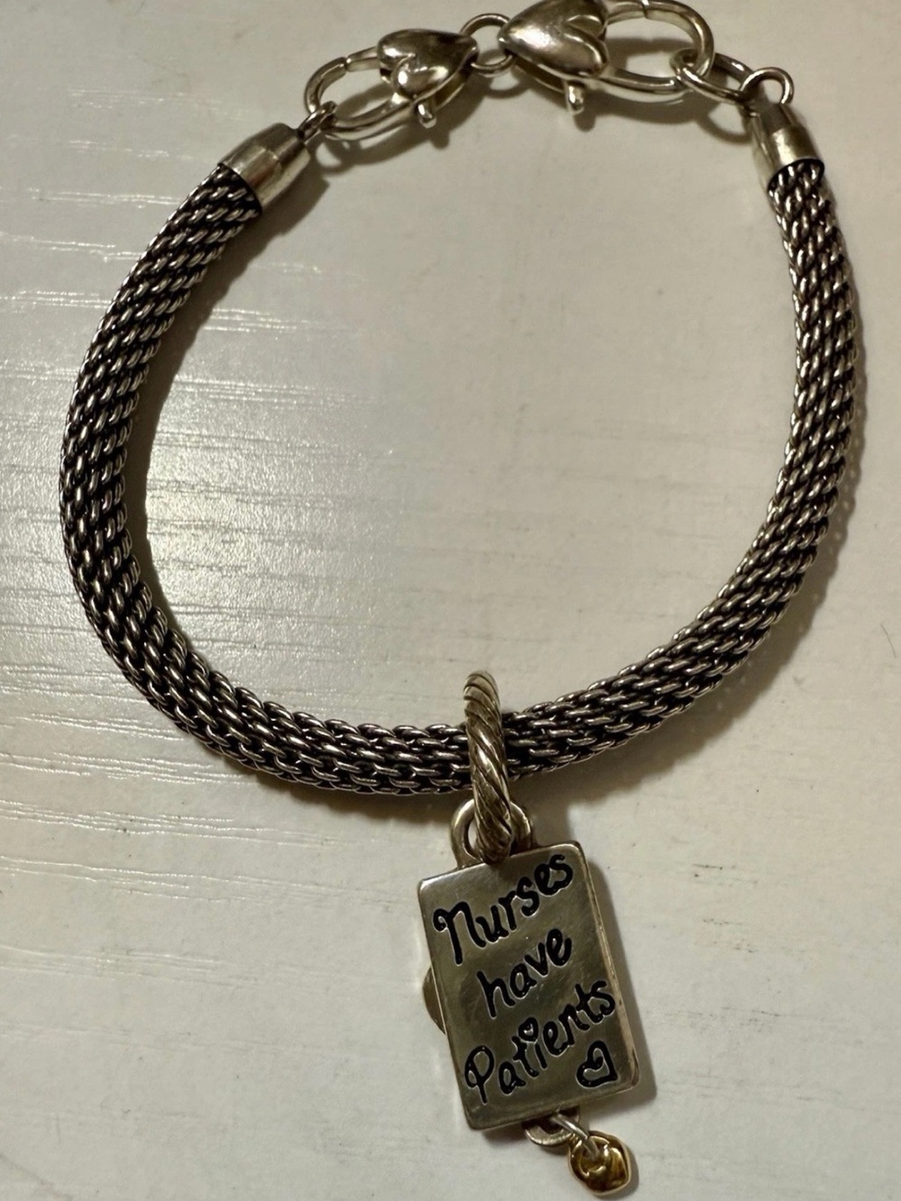 👩🏼‍⚕️BRIGHTON NURSE *ADD MORE CHARMS* Silver Charm Bracelet *Starter kit*